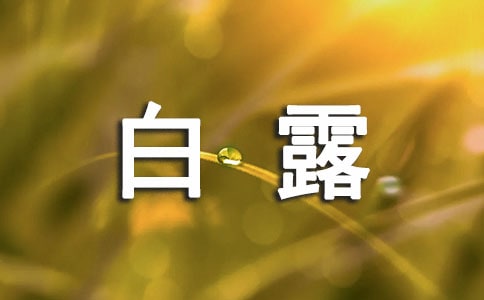 白露时节祝福语15篇(热门)