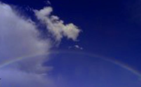 看到彩虹的说说
