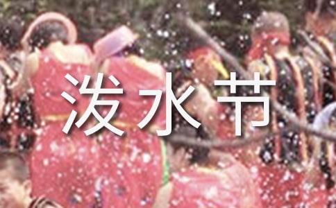 精选泼水节作文3篇