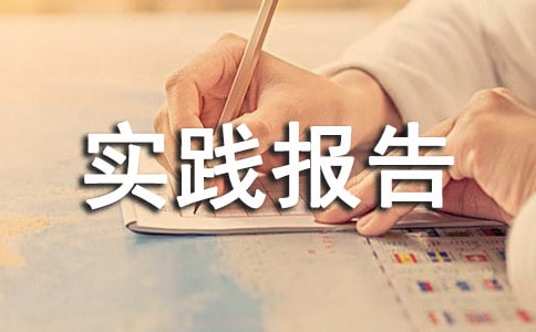 【荐】暑期社会实践报告