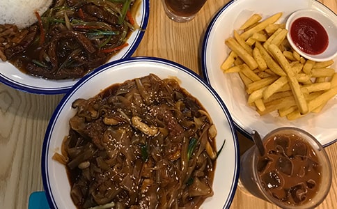 一句简单晚餐说说