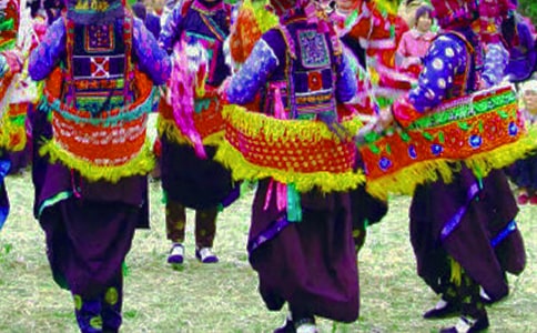 广西壮族三月三黑板报