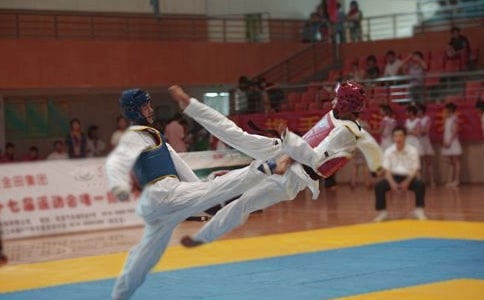 大学跆拳道课上什么